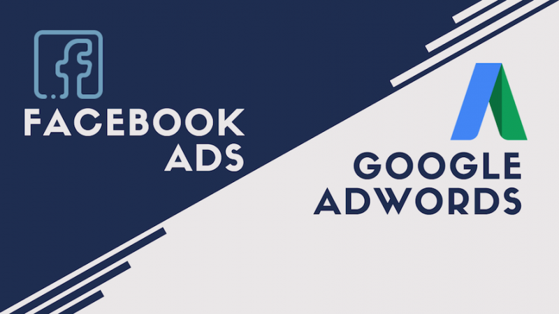 facebook ads sau google adwords