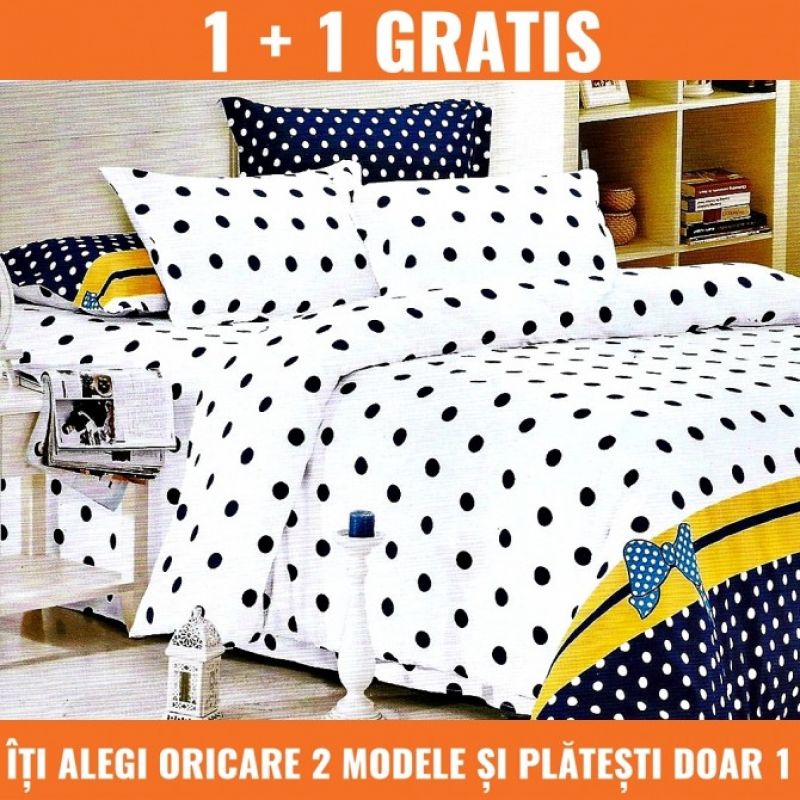 lenjerii de pat 1+1 gratis