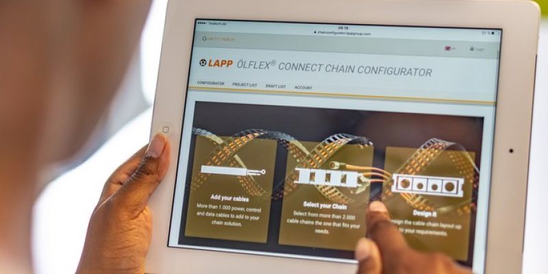 Cum sa alegi cablurile potrivite: configuratorul online ÖLFLEX® CONNECT CHAIN de la LAPP Romania