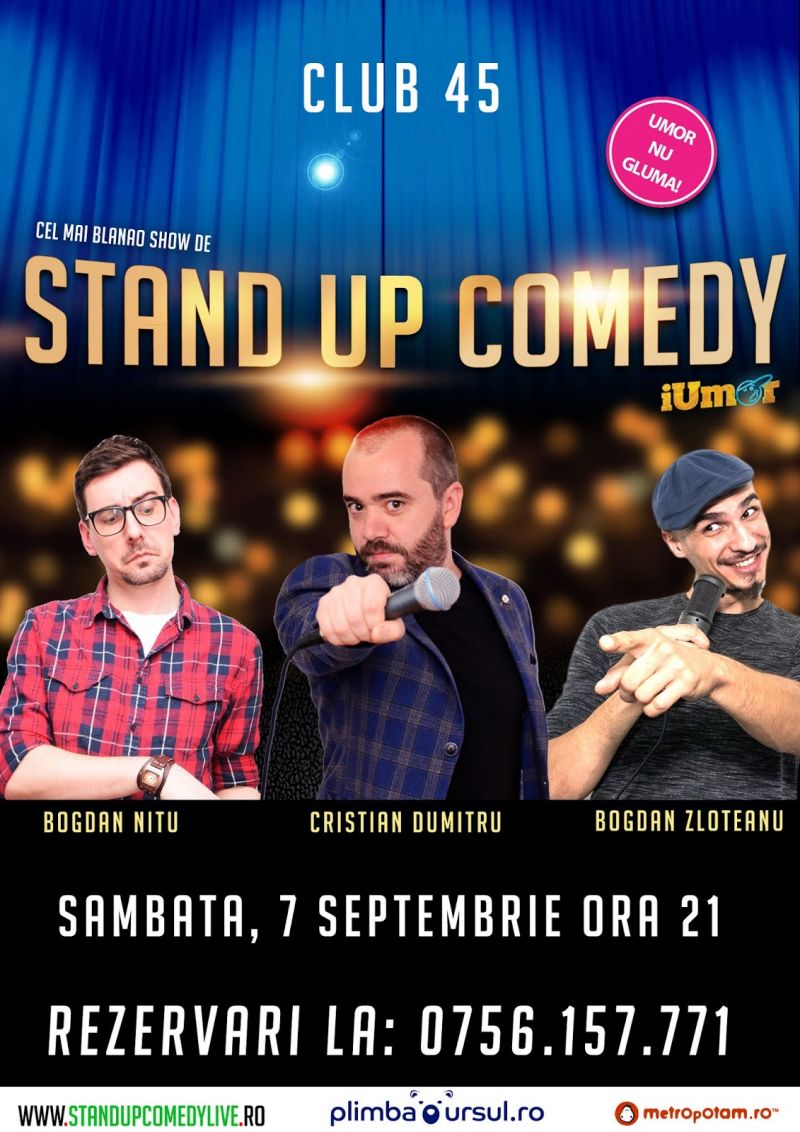 Stand-Up Comedy Turda Sambata 7 Septembrie 2019