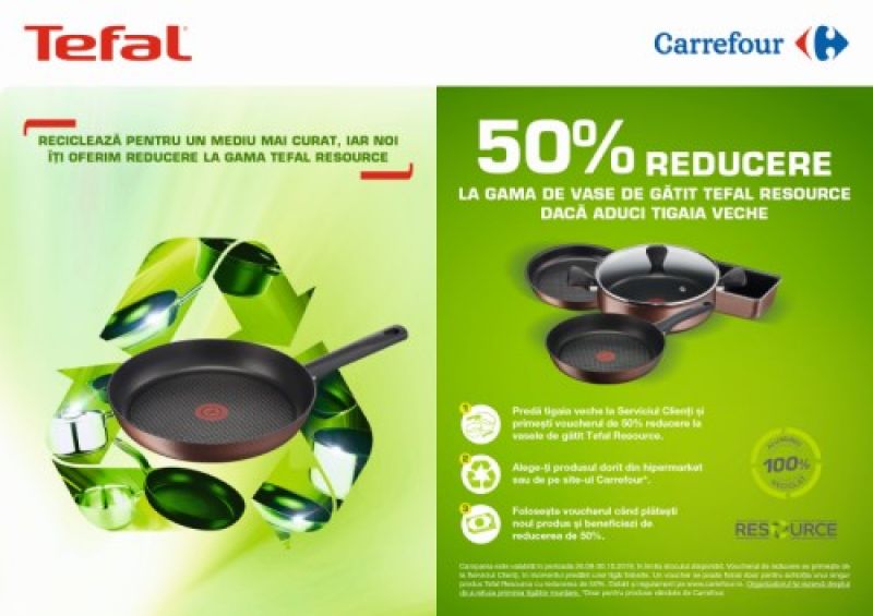 Campanie reciclare Tefal Resource