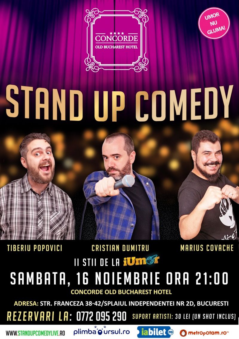 Stand-Up Comedy Bucuresti Sambata Seara