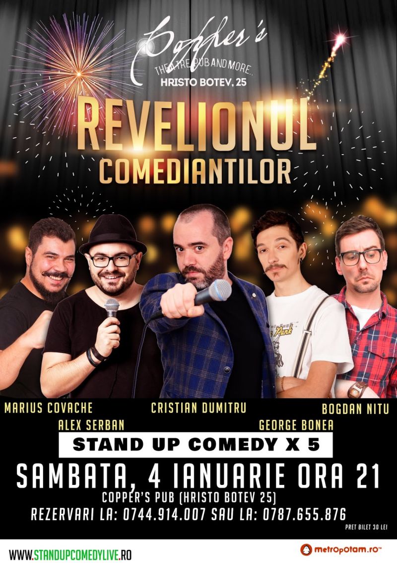 Stand-Up Comedy Sambata Seara in Bucuresti