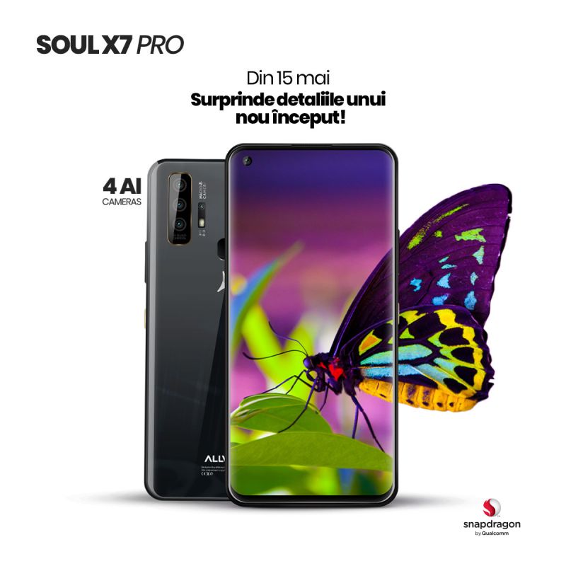 Allview lansează Soul X7 PRO, noul flagship cu procesor Qualcomm® Snapdragon