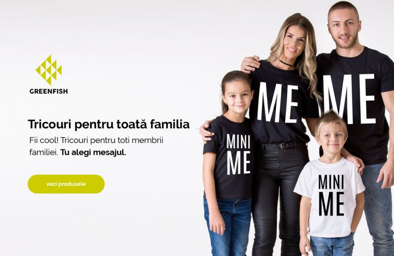 tricouri personalizate pentru familie