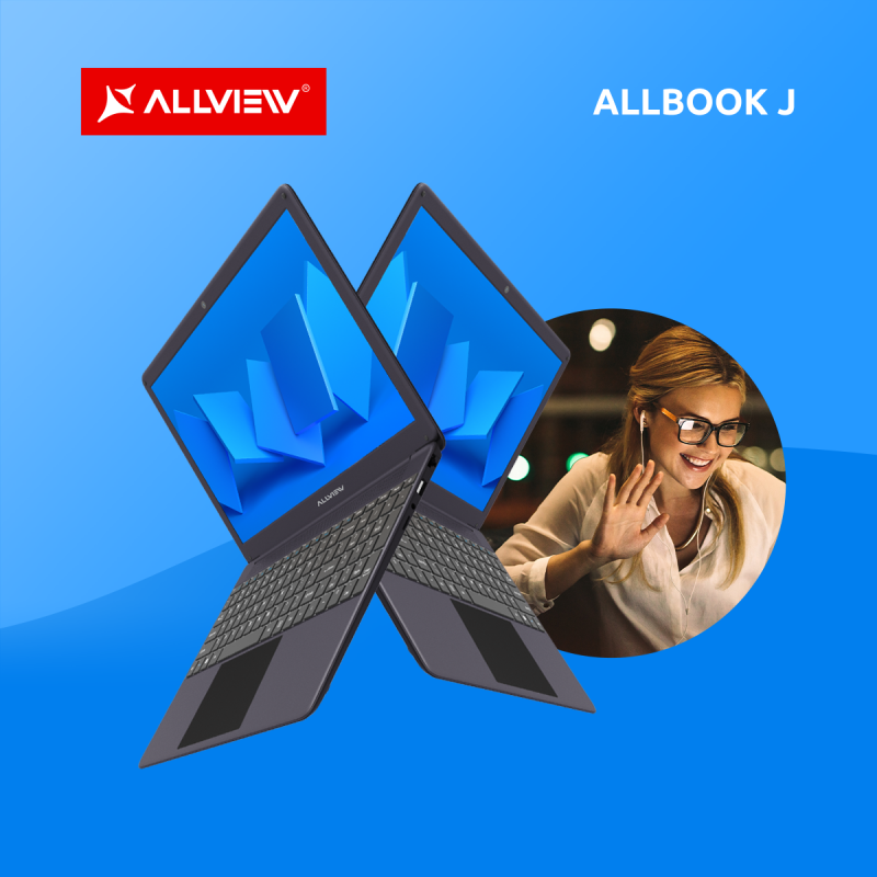 Allbook J, dotat cu procesor Intel® J4125 Quad-Core cu frecvență standard de 2.0 GHz, oferă echilibrul perfect între performanță, experiență fluidă în multitasking și consum redus de energie.