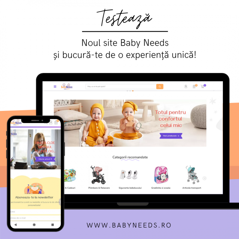 Lansare noul site Baby Needs