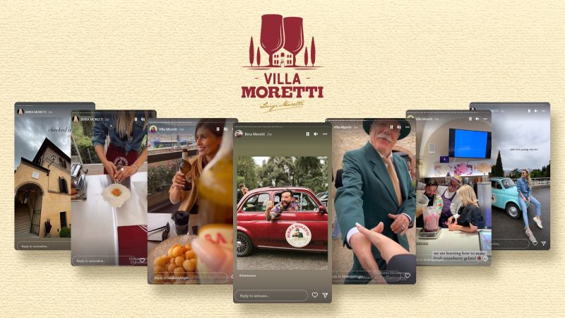 Birra Moretti® și Tribal aduc Toscana mai aproape de noi prin Villa Moretti