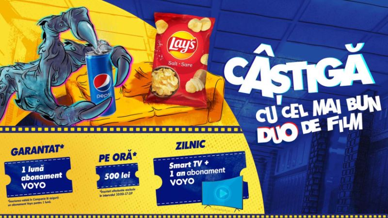 prima promoție națională  Pepsi și Lay’s semnată DDB România