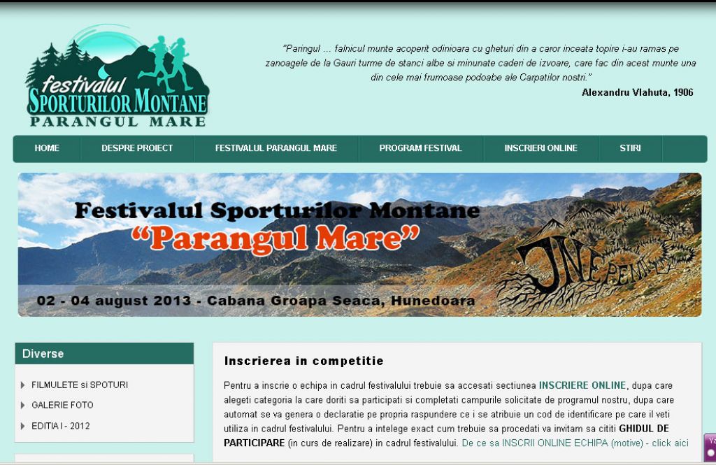 Promovarea si popularizarea turismului sportiv ca modalitate eco de petrecere a timpului liber, educarea societatii intr-un spirit verde Promovarea si popularizarea turismului sportiv ca modalitate eco de petrecere a timpului liber, educarea societatii intr-un spirit verde